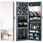 Classic Jewelry Cabinet Jewelry Storage Mirror Cabinet HR1001