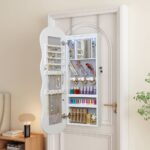 Classic Jewelry Cabinet Jewelry Storage Mirror Cabinet HR1008