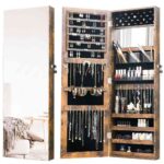 Classic Jewelry Cabinet Jewelry Storage Mirror Cabinet HR1001