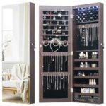 Classic Jewelry Cabinet Jewelry Storage Mirror Cabinet HR1004
