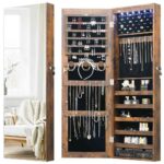Classic Jewelry Cabinet Jewelry Storage Mirror Cabinet HR1004